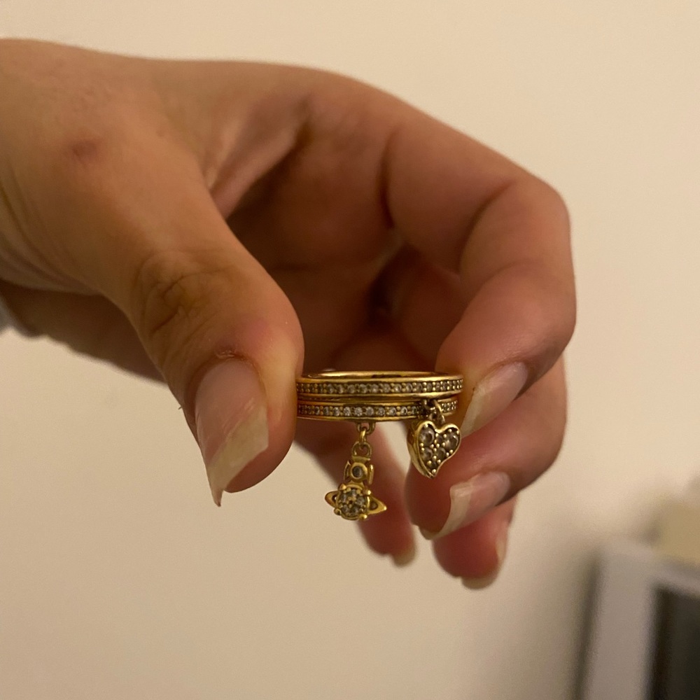 Two piece Vivienne Westwood ring set